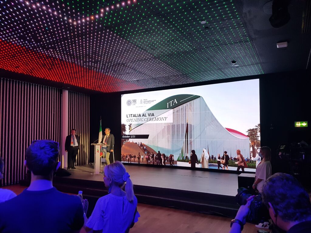 Expo 2020 Dubai - Padiglione Italia - Opening Ceremony